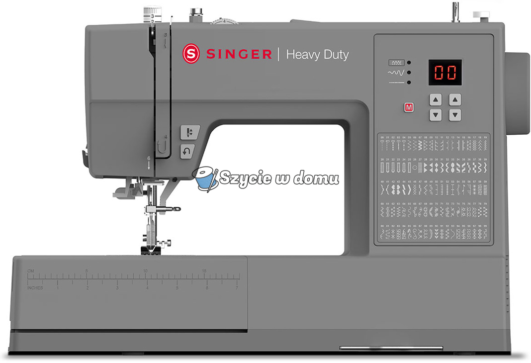 Maszyna do szycia Singer HD 6605C Heavy Duty elektroniczna metalowa konstrukcja