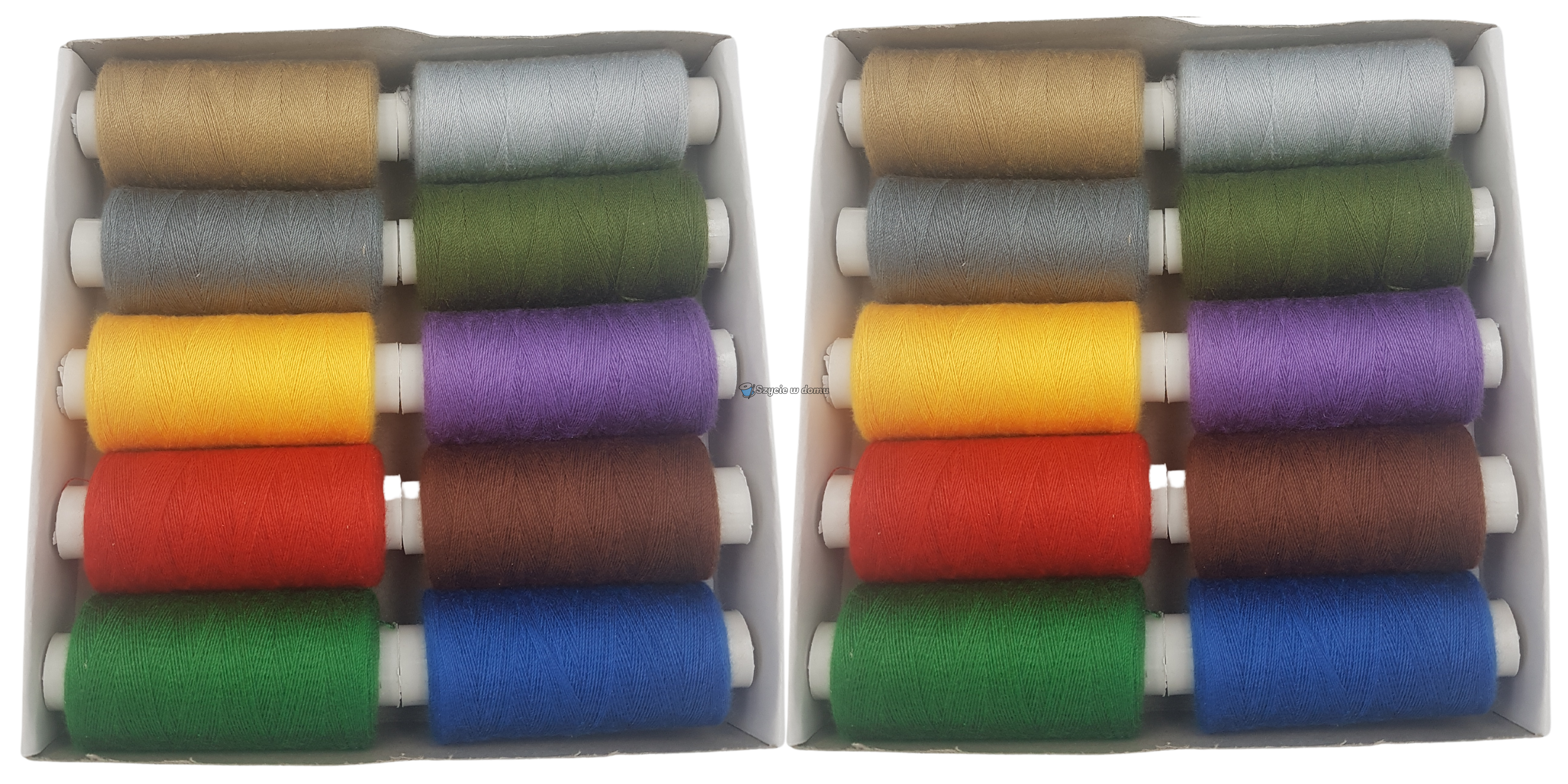 Nici nitki do maszyny zestaw 20 szt. x 365m