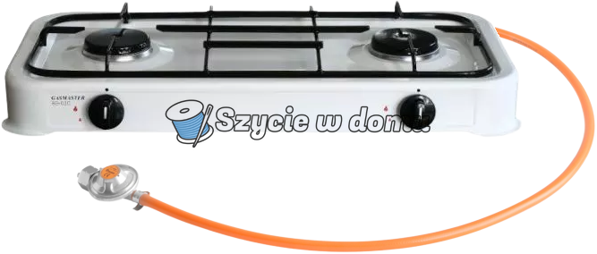 Kuchenka gazowa 2 palnikowa Gasmaster Wąż+reduktor