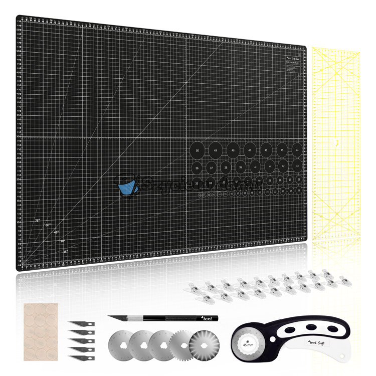 Mata samogojąca do cięcia i krojenia TEXI CRAFT 900x600 mm zestaw