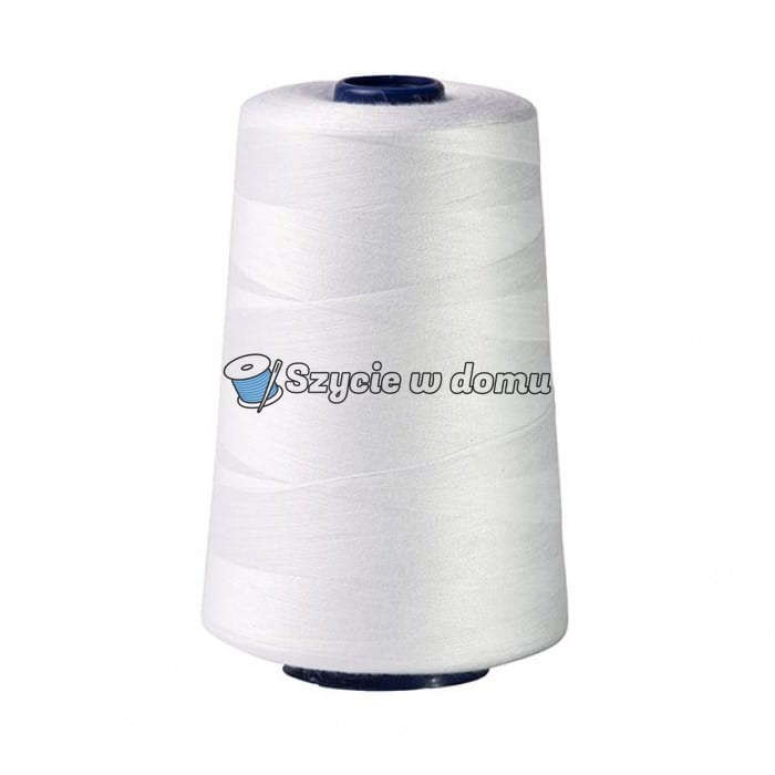 Nić nitka bawełniana do maszyn szycia biała 1000m