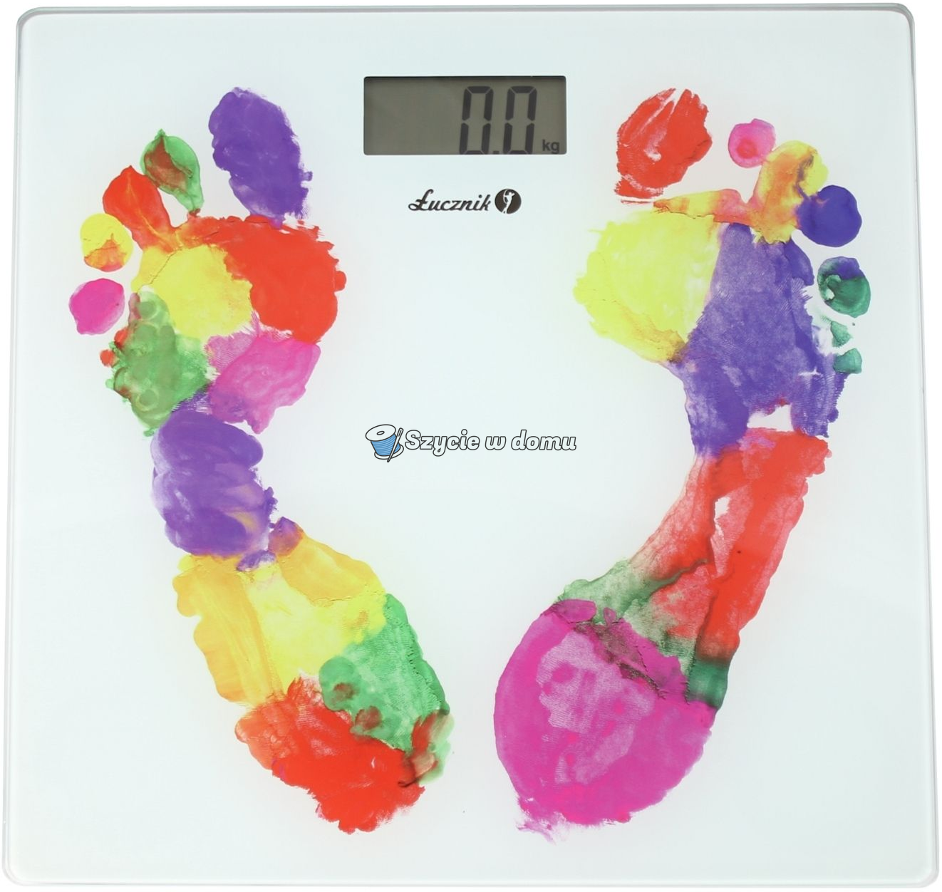 Waga łazienkowa elektroniczna Łucznik BS-973 W5 Stopy