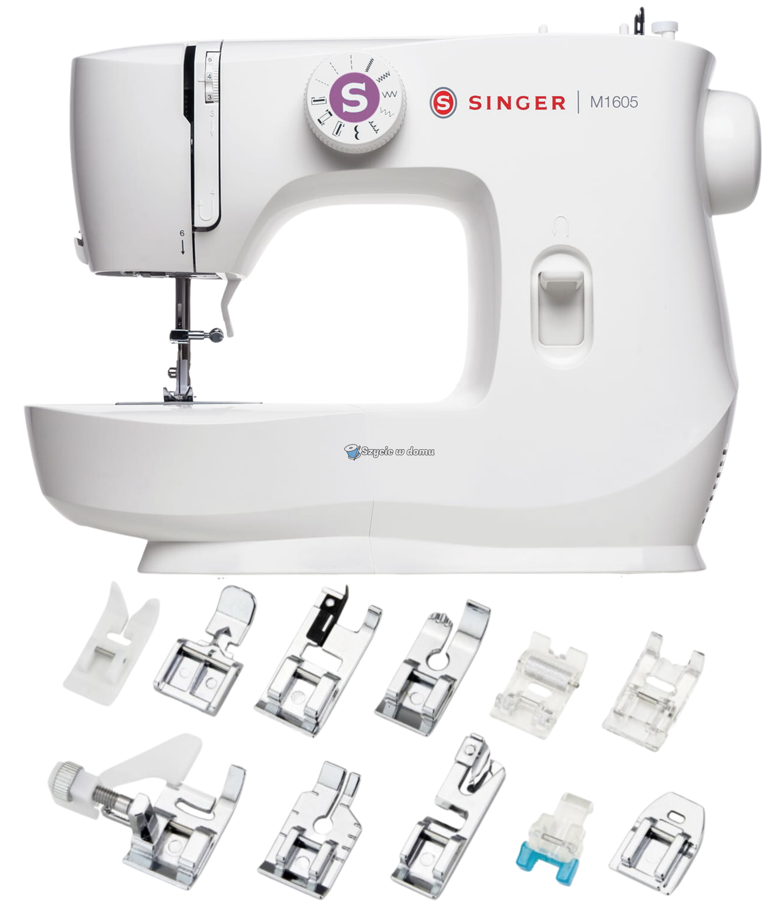 Maszyna do szycia domowa Singer M1605 + GRATISY