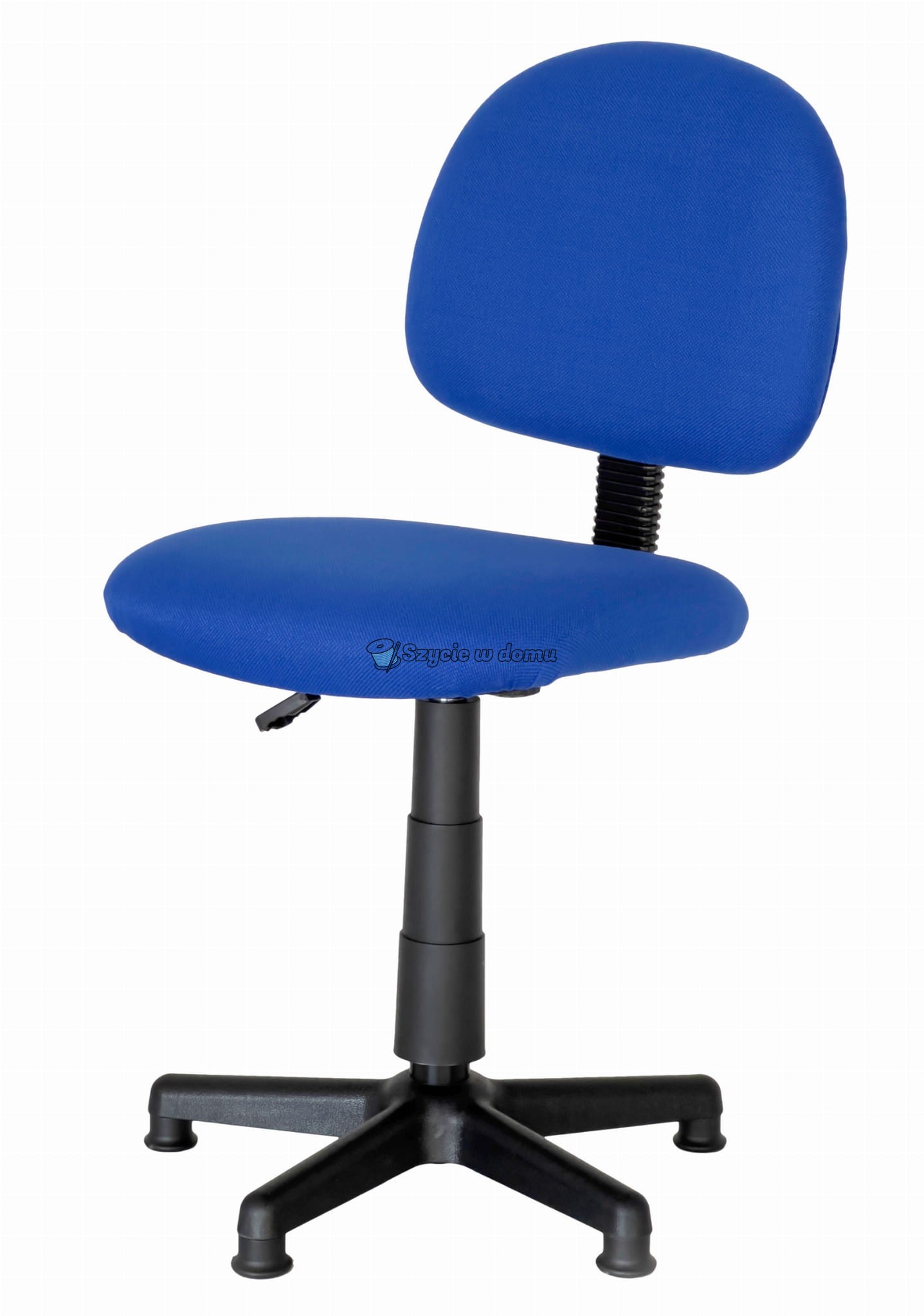 Krzesło do maszyny obrotowe krawieckie KRAFFT BLU podnośnik pneumatyczny