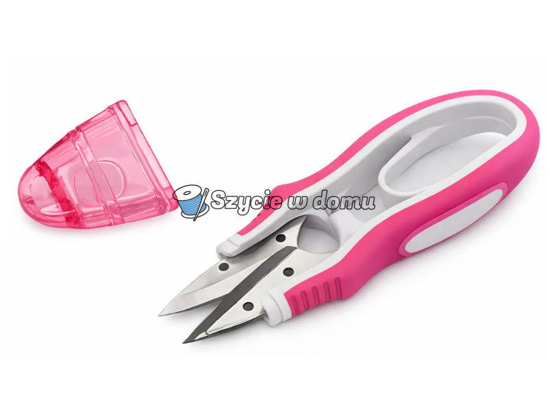Obcinaczki do nici Minerva TS-1P nożyczki krawieckie do nitek różowe