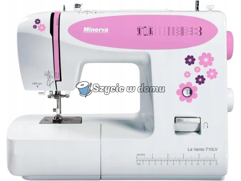 Maszyna do szycia mechaniczna Minerva La Vento 710LV domowa 14 ściegów