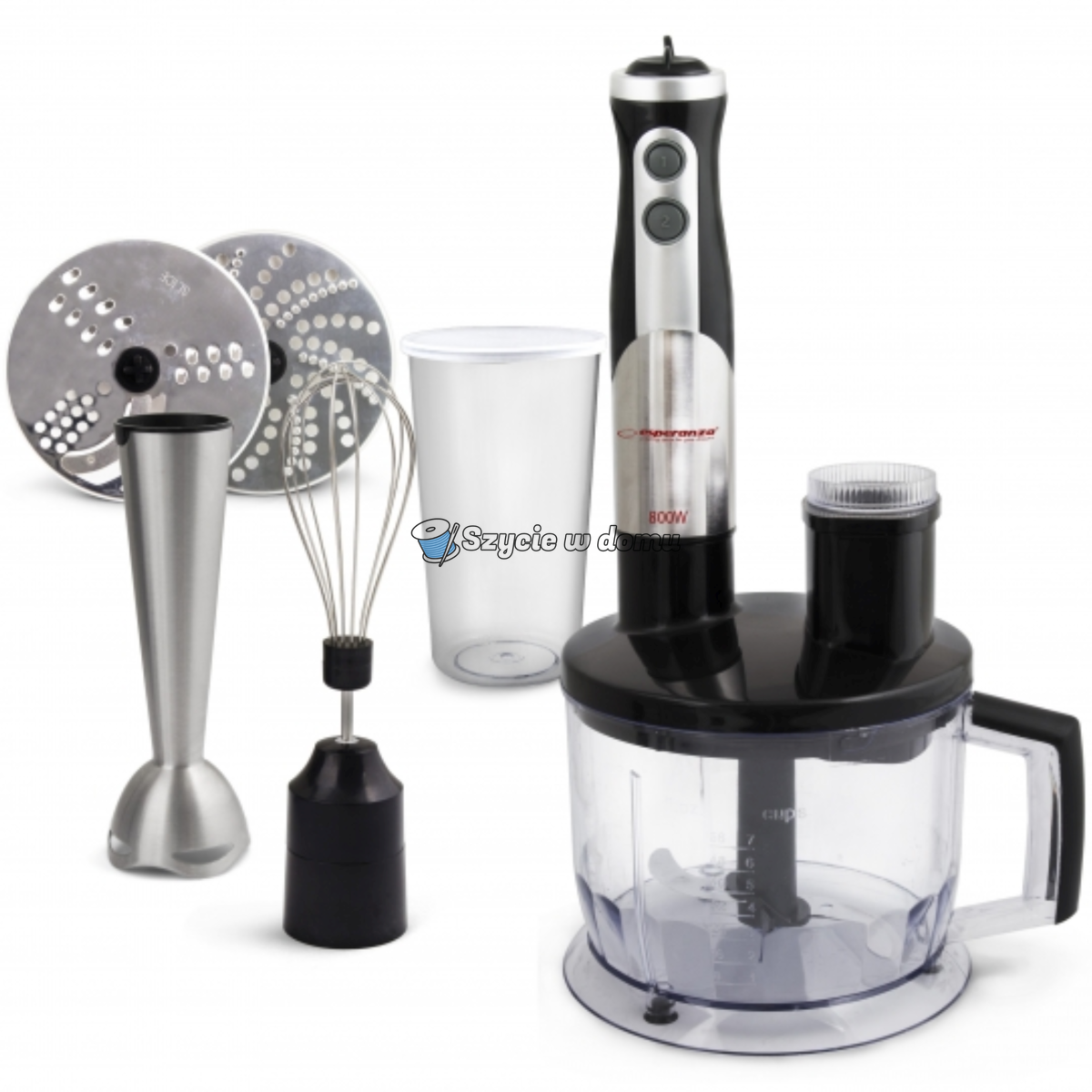 Blender ręczny Mikser Rozdrabniacz Esperanza robot kuchenny 800W