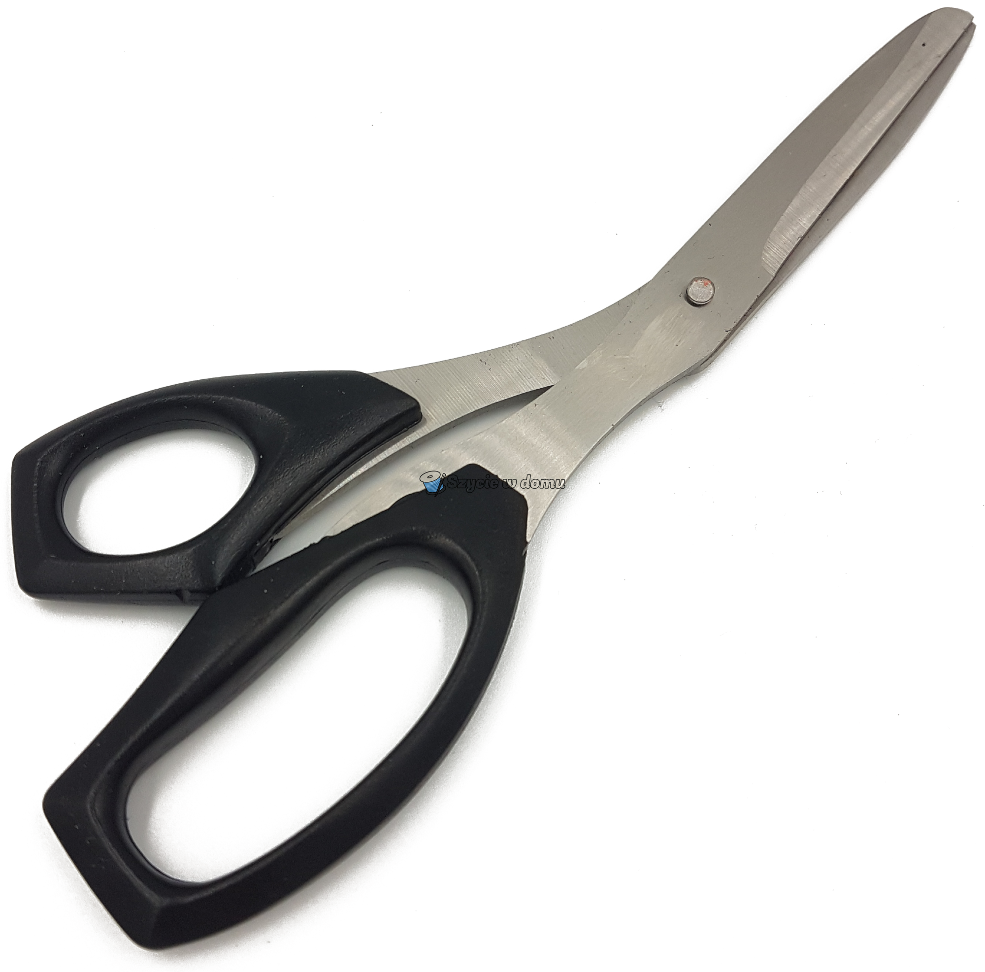 Nożyczki krawieckie 19 cm do precyzyjnego cięcia tkanin rączka z tworzywa ABS