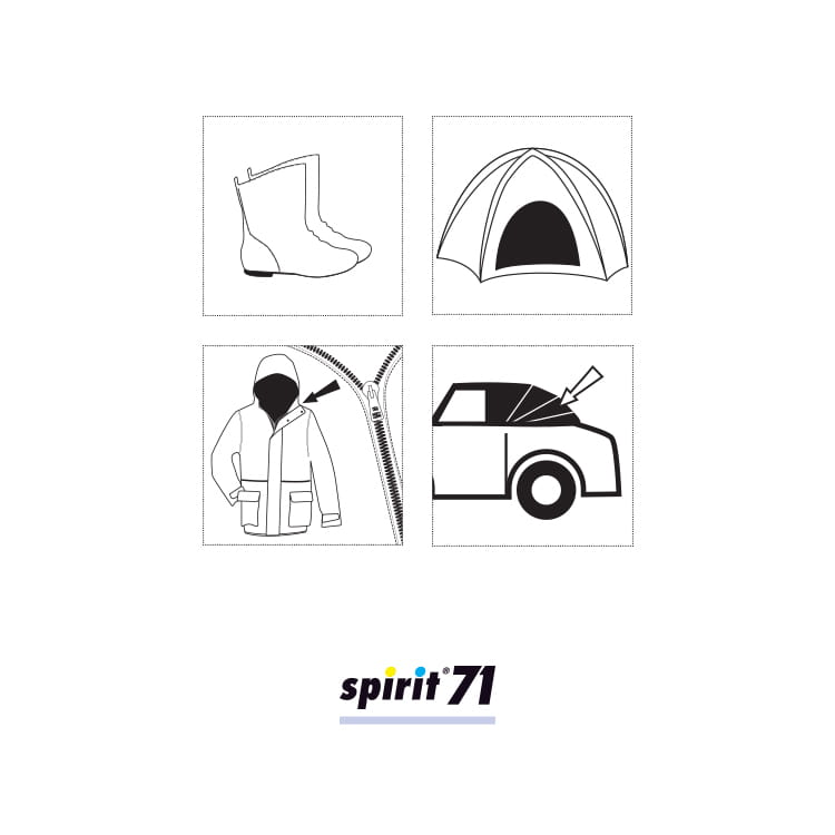 SPIRIT 71 - SPRAY 400 ML IMPREGNAT TKANINY SKÓRY BUTY