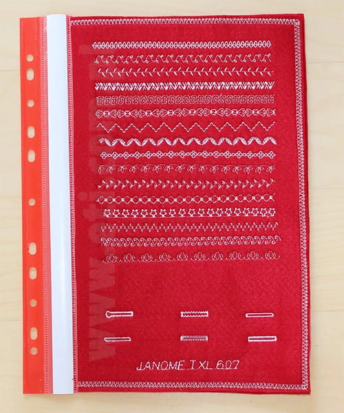 ściegi Maszyna do szycia JANOME TXL607