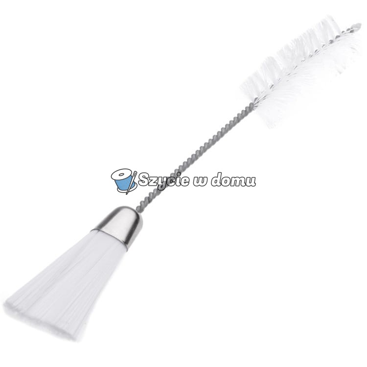 Pędzelek ze szczoteczką do czyszczenia maszyn