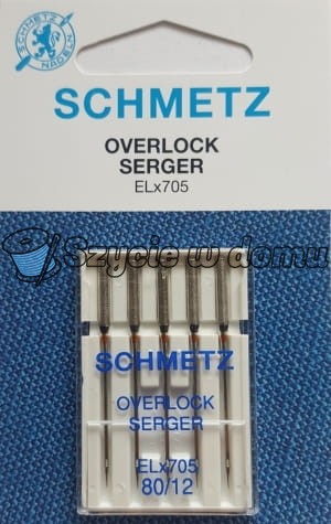 Igły SCHMETZ do coverlocków domowych ELX705 VCS 5x80