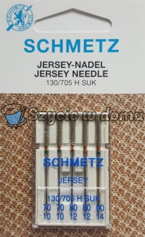 Igły SCHMETZ do jerseyu 130/705 H SUK VHS MIX