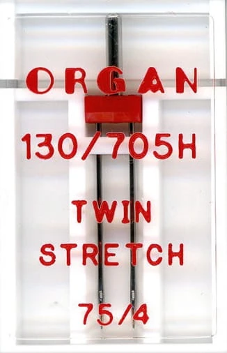 Igły podwójne Organ do stretchu 4mm
