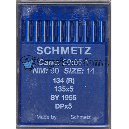 Igły Schmetz DPx5 / 135x5 rozmiar 90 - 10 szt.