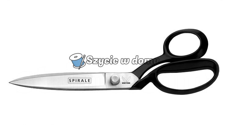 Nożyczki krawieckie do trudnych materiałów 25cm KRETZER SPIRALE CLASSIC 114825