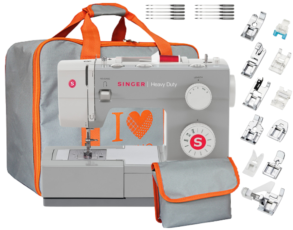 Maszyna do szycia wzmacniana SINGER 4411 + TORBA + STOPKI