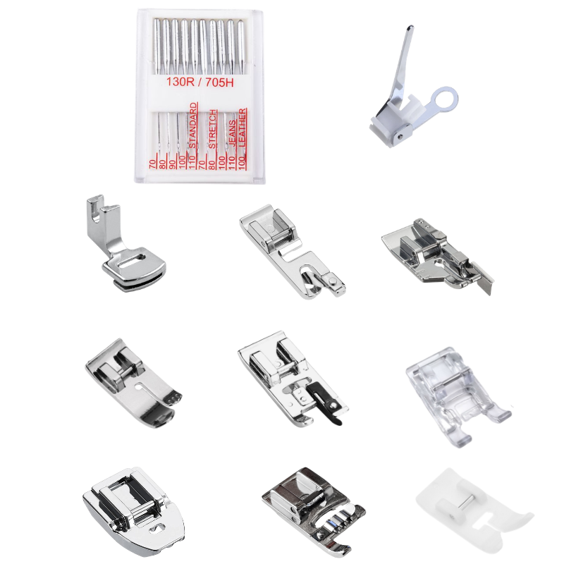 Zestaw igieł i 10 stopek do szycia Z5 uniwersalne akcesoria krawieckie