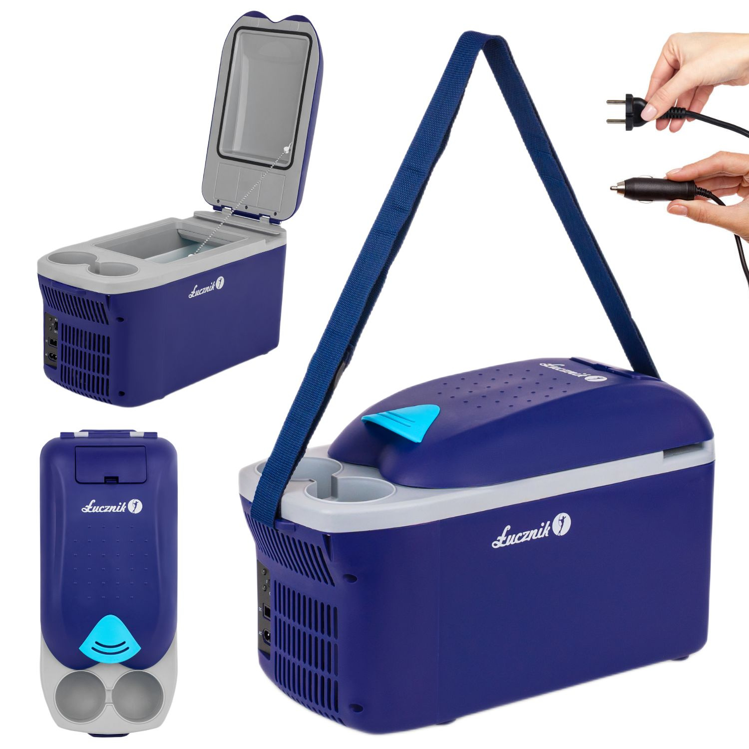 Lodówka turystyczna samochodowa Łucznik CBX-8 Cool&Go S 8L na plażę 