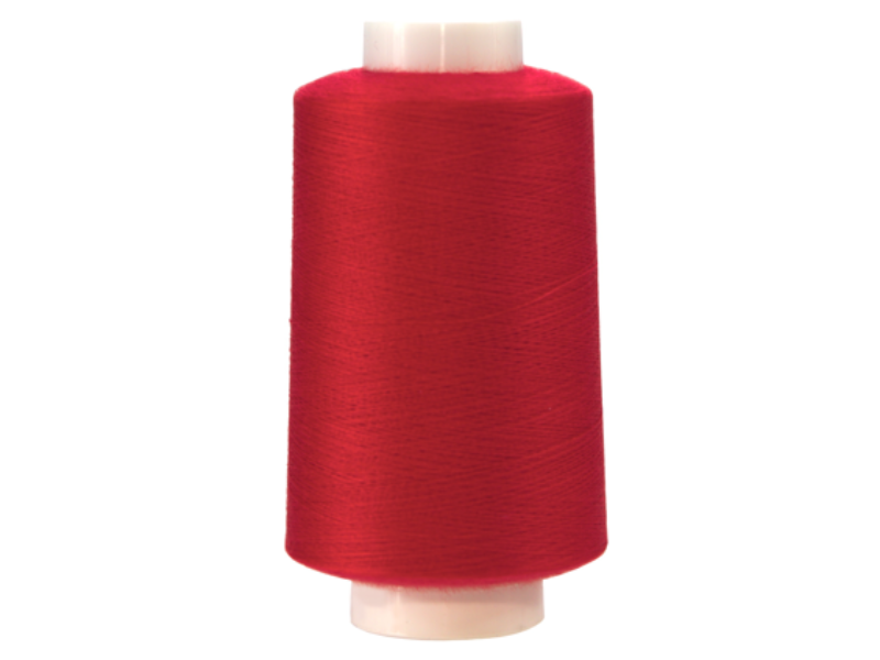 Nici owerlokowe Łucznik Regular czerwone 4000m typ 120 poliestrowe