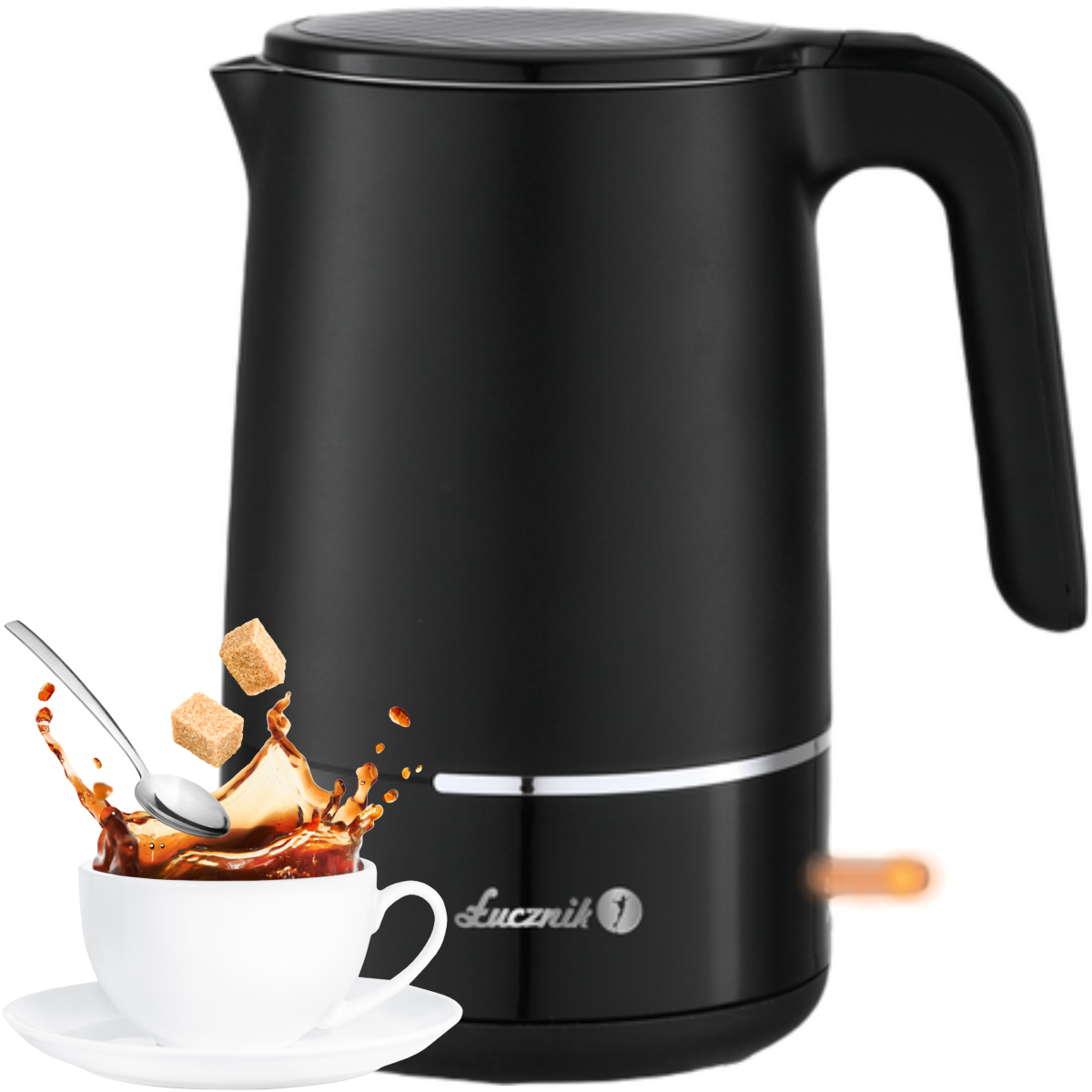 Czajnik elektryczny Łucznik WK-2501 1800 W 1,7 l czarny