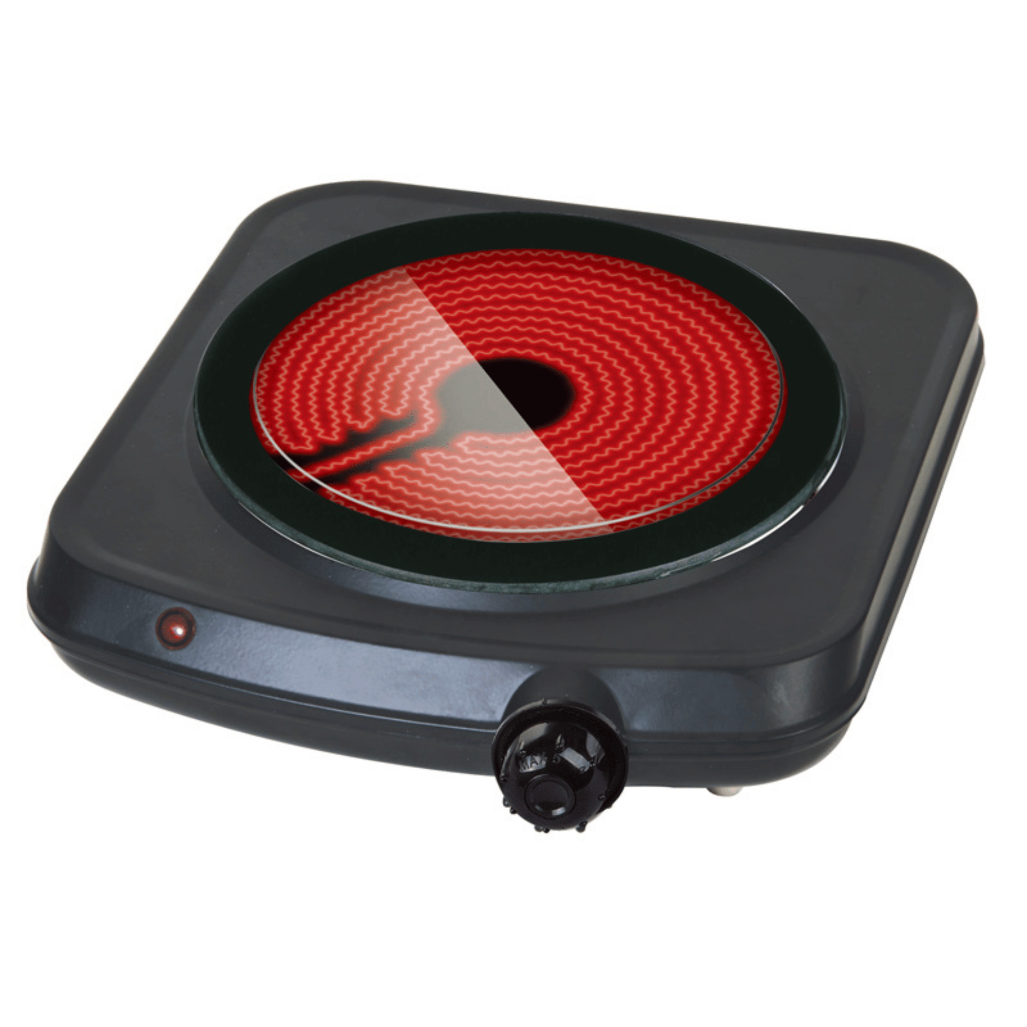 Kuchenka ceramiczna ELECTROLINE 101T 1250W 1 palnik szybkie nagrzewanie regulacja temperatury