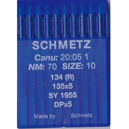 Igły Schmetz DPx5 / 135x5 rozmiar 70 - 10 szt.