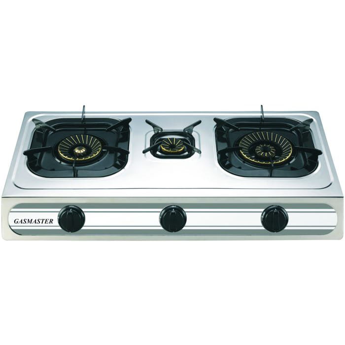 Kuchenka gazowa GASMATER 3B-03SRBP 3 palniki 8,6 kW LPG stal nierdzewna piezo